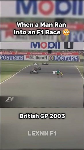 Track Invader Nearly Causes Disaster at 300km/h! 🏎️⚠️ | British GP 2003#F1 #Formula1 #BritishGP