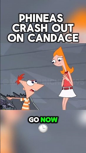 Phineas Crashes Out On Candace