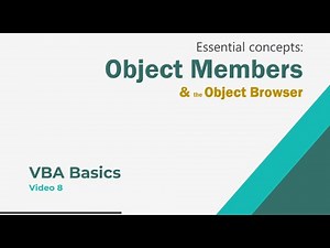 Object Members & the Object Browser (Exercise)