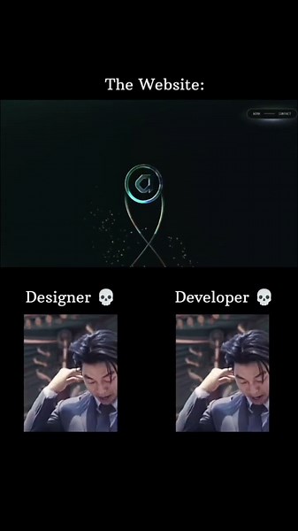 wait for end 😴 #coding #webdev #3d #tech