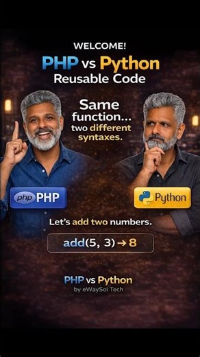 PHP vs Python - Episode 05 #php #python #coding #learnpython #learnphp