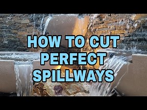 Creating the perfect spillway bowl out of a patio pond 👍 👌🏻