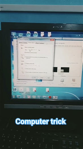 #computer me mouse pointer speed slow and fast kaise kare#computer #tricks