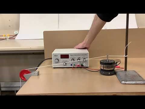 Measuring the speed of waves on a string