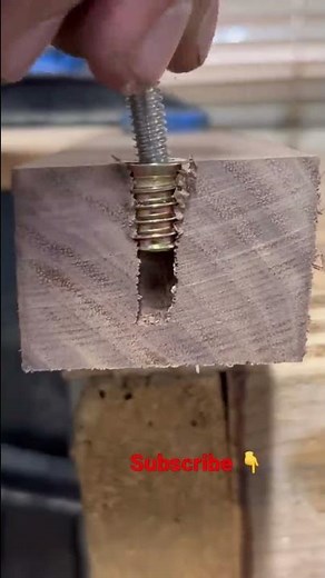 How threaded insert works. #shorts