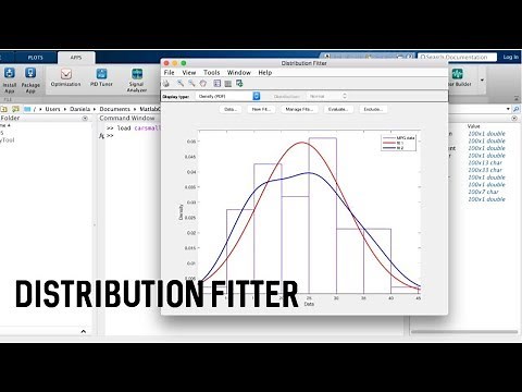 Fit Distributions to Data in MATLAB