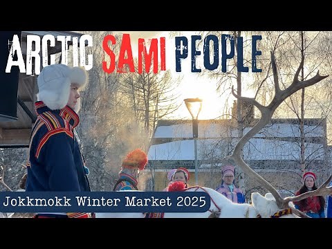Jokkmokk Winter Market 2025 | Traditional Sami Culture, Reindeer & Sledges | Real Market Experience