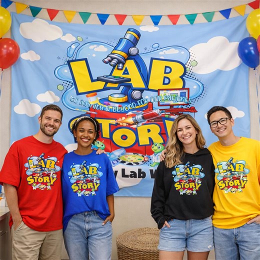 Lab Week 2026 Banner, Medical Lab Science Gift, Lab Scientist, Lab Tech, Blood Bank, Microbiology, Laboratory Party Banner, Chemistry - Etsy