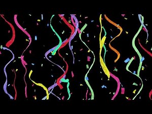 Confetti | Carnival confetti Party Background | Confetti Animation Falling Down
