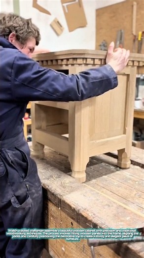 Building a Beautiful Wooden Cabinet! #Woodworking #Carpentry