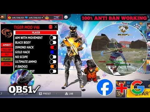 OB51 FREE FIRE MOD MENU 🔥 UNLIMITED DIAMOND HACK 🔥 FF MOD MENU APK 2025