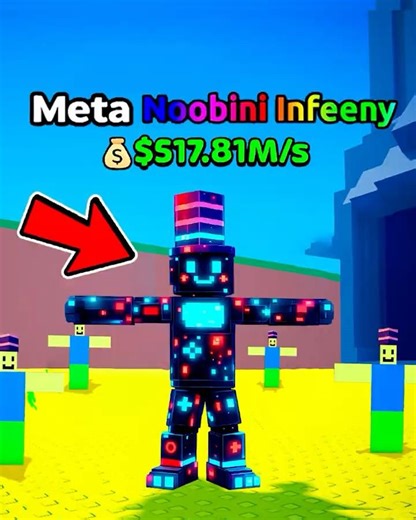 I stole the new Meta Noobini Infeeny!!!😱 #roblox