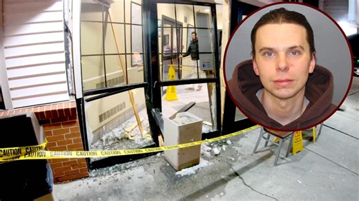 Maine man charged with OUI after crash into lobby of Mass. rest stop