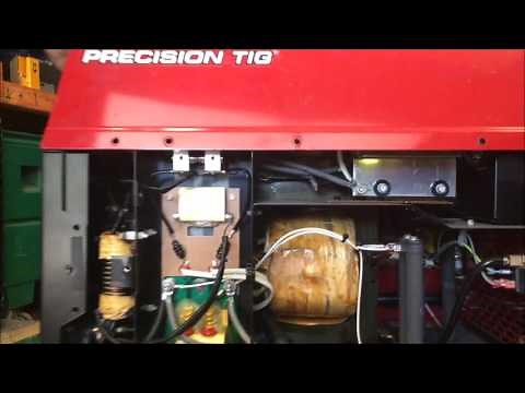 Lincoln Electric Precision Tig 225 Work Cable Ground Cable Removal and Replacement
