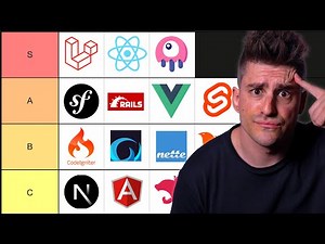 The ULTIMATE Web Frameworks Tier List (2025 Edition, Frontend + Backend)