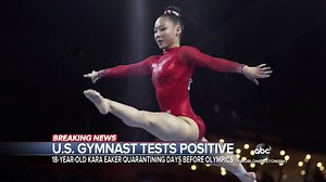 31K views · 509 reactions | U.S. GYMNAST TESTS POSITIVE: James Longman ABC is in Tokyo, where COVID-19 is taking a growing toll. Days ahead of the Olympics, a USA gymnast alternate tested positive for the virus after tennis star Coco Gauff’s positive result and withdrawal. https://abcn.ws/2UsBLRd | ABC World News Tonight with David Muir | Facebook