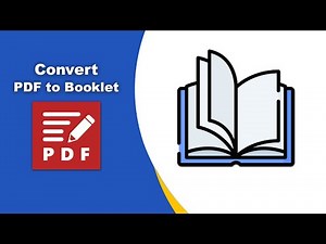How to convert pdf to booklet format with reverse pages order in PDF-XChange Editor