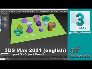 Getting Started in 3DS Max (part 3) - Object Creation
