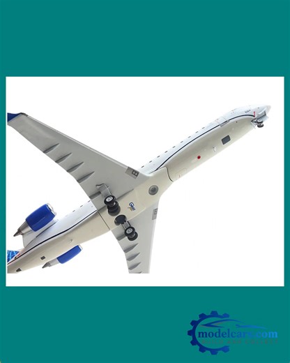 ✈️ Ready for takeoff? This Bombardier CRJ550 with its sleek white body and blue tail truly knows how to steal the spotlight! 🌟 Perfectly crafted by GeminiJets, this 1/200 diecast model not only elevates your collection but also brings the thrill of aviation right to your room. 📦🐦 Own a piece of the skies for just **$111.95** and let your passion for flying soar higher than ever! 🚀 Don't miss your chance to add this gem to your collection before it flies away! 😉✈️ #AviationLovers #GeminiJets