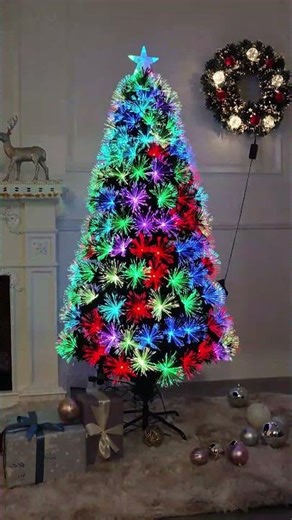 How many colors of lights are on this tree? #decor #decoration #christmastree #christmas