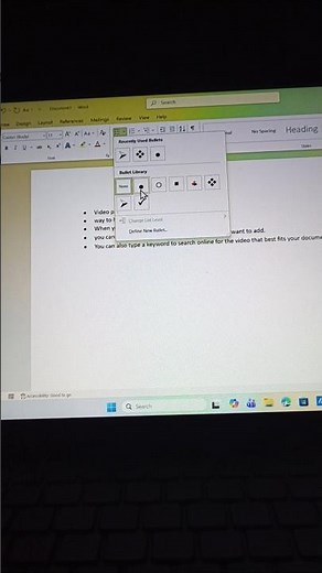🔥😳MS word add Bullet points..!! #bullets#MS Word#explore page#viral# knowledge