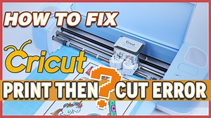 Watch How to Fix Cricut Print & Cut Error - Cannot Read Cut Sensor Marks? on Amazon Live