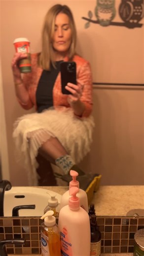 How are we all confirming the shoes? Asking for everyone who did not grow up practicing this part #makeitwork #kansascity #guestbathroom #christmas #itsfine | Misty Stocksdale