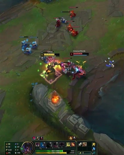 Zed Outsmarts Akshan for Level 1 First Blood 💀 | Govos Midlane IQ Play #Shorts