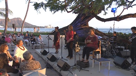 Happy Aloha Friday! 🌺 If you're planning to stroll on the beach at Waikīkī this weekend... this song's for you! Mahalo to Na Leo Pilimehana for their beautiful performance at Halekulani Hotel this week. It was our first livestream event there! Watch the concert here: https://www.youtube.com/watch?v=gBwsGJr7ydw | PBS Hawai‘i