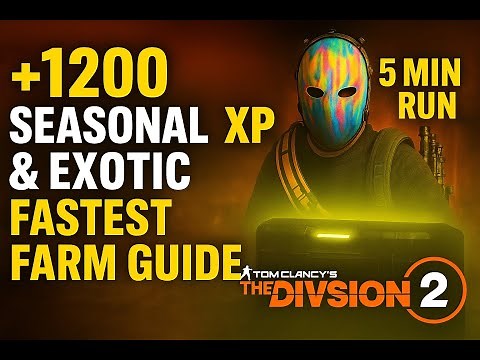 **UNPATCHeD** Fastest Division 2 Seasonal XP Farm (5-min Guide)