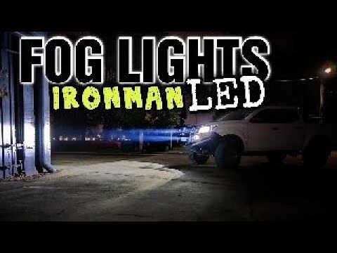 NP300 Ironman LED Fog Lights Wiring + Installation #shedsessions