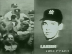37K views · 3.4K reactions | Today In 1956: New York #Yankees pitcher Don Larsen hurls the only perfect game in World Series history vs. the Brooklyn #Dodgers at Yankee Stadium! Vin Scully with the call! #MLB #Baseball #Postseason | Baseball by BSmile | Facebook