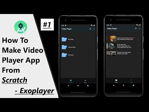 How To Make Video Player App In Android Studio | Bottom Navigation Bar Exoplayer Tutorial - Part 1