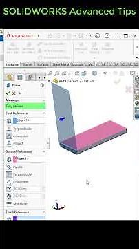 Making inclined plane in solidworks #mechanicalengineering #solidworkstutorial #tips