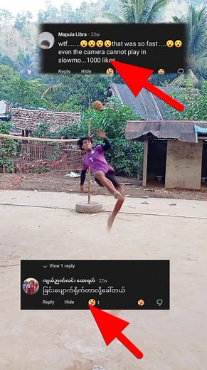 Quick spike 🥰 for those who wants to learn quick spike 🥰 အတိုရိုက်ချက် #follower #highlights | MC Tway