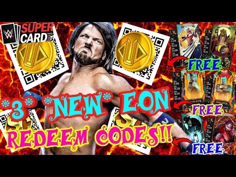 *3* *NEW* EON REDEEM CODES🔥 BROKEN REWARDS!! WWE SuperCard