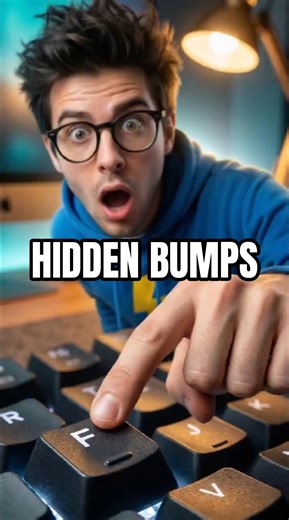 The Hidden Reason Your Keyboard Has These Bumps