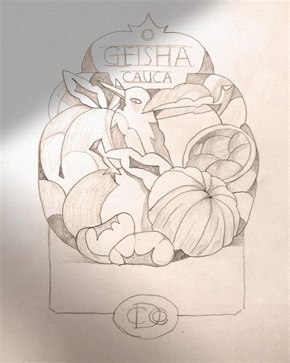 Coffee Design Co. on Instagram: "Colombian coffee is defined by diversity. Each region produces distinct varieties shaped by its landscape, climate, and biodiversity. This richness was a key reference in the development of the packaging system and iconography. The graphic language draws inspiration from these regional differences, translating them into symbols that reflect origin and character. The gold applications reference pre-Columbian goldsmithing, a craft deeply rooted in the cultures that