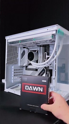 RGB or subtle RGB in the art of a white PC build? 🤍✨