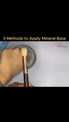 3 Parlor Secret Methods to Apply Mineral Base -- How to use Powder base #bridalmakeup #partymakup #makeup #beautyhacks