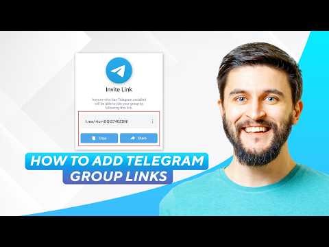 How To Add Telegram Group Links (2026) Full Guide!