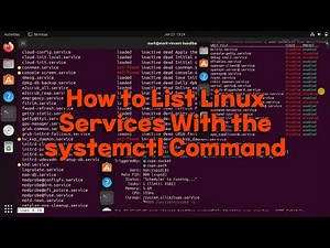 How to List Linux Services With the systemctl Command
