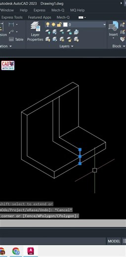 AutoCAD Tutorial | BASIC ISOMETRIC DRAWING 25