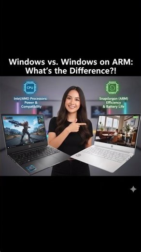 Windows vs Windows on ARM:The TRUTH about Snapdragon Laptops! 💻 #facts #Windows11 #SnapdragonXElite