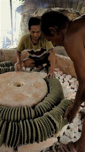 Clay Diya Ready to Fire – Handmade Clay Art Tutorial 🪔✨#explore #shorts #ytshorts #diya #creative