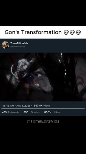 Gon's Transformation | Anime Edit