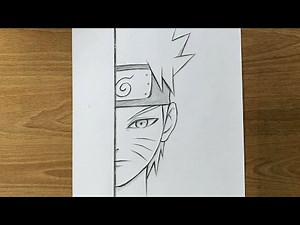 Easy Naruto Drawing || How to Draw Naruto Step by Step || Anime Drawing for Beginners