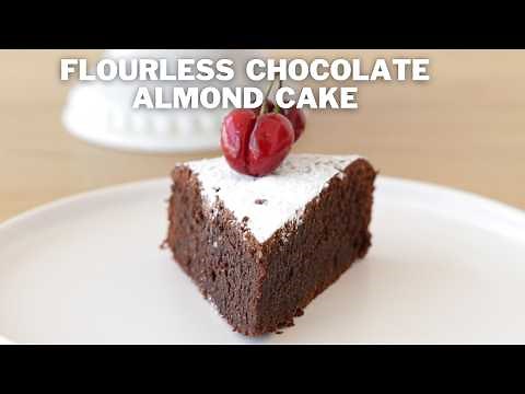 Flourless Chocolate Almond Cake Recipe (Caprese Cake)