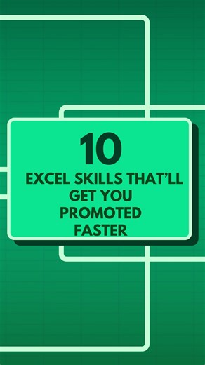 Grant Huang on Instagram: "just comment “JOIN” below to learn the Excel + AI skills that actually get you noticed ⤵️ These 10 Excel skills don’t just make your work easier — they make you stand out: 1️⃣ Pivot Tables 2️⃣ Conditional Formatting 3️⃣ Quick Analysis 4️⃣ Pivot Charts 5️⃣ Flash Fill 6️⃣ Power Query 7️⃣ XLOOKUP 8️⃣ Auditing Formulas 9️⃣ ChatGPT for Formulas 🔟 AI Dashboards If you’re ready to become the person leadership trusts with the reports, the numbers, and the decisions — just com