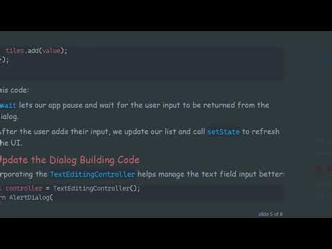 Mastering async and await in Flutter: Create Dynamic ListViews with User Input